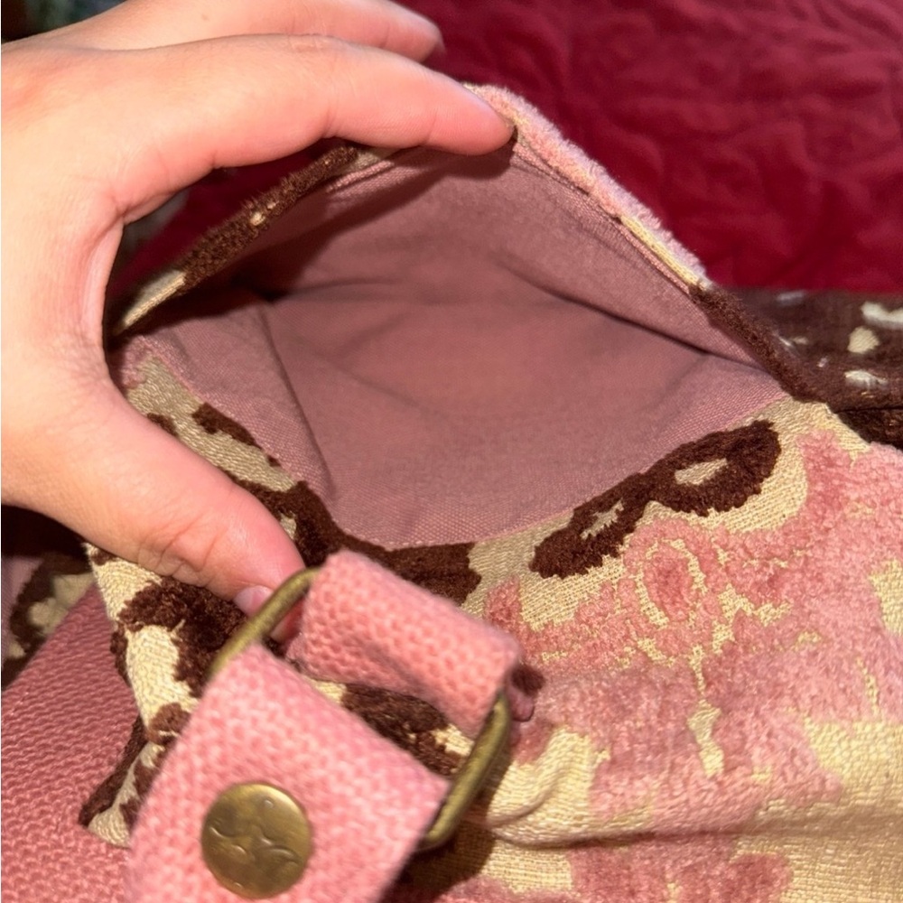 Cake By Petunia Pink and Brown Women's Bag and Pouch Combo - Picture 6 of 12